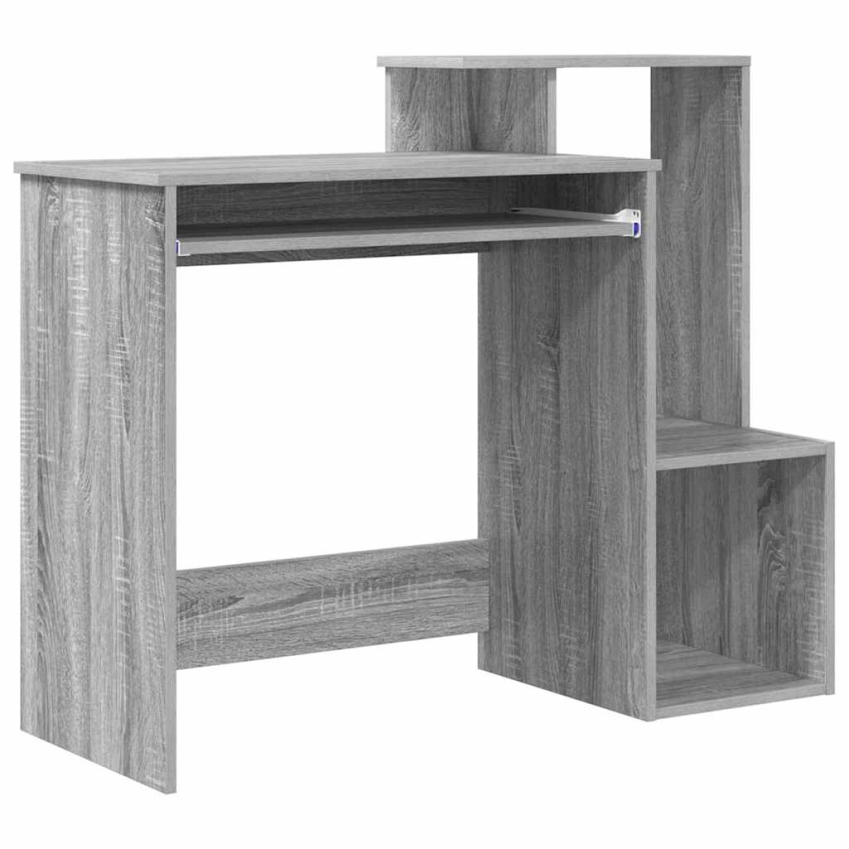vidaXL Γραφείο Γκρίζο Σονομα 106 x 41 x 88.5 εκ. Επεξεργασμένο Ξύλο