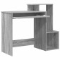vidaXL Γραφείο Γκρίζο Σονομα 106 x 41 x 88.5 εκ. Επεξεργασμένο Ξύλο