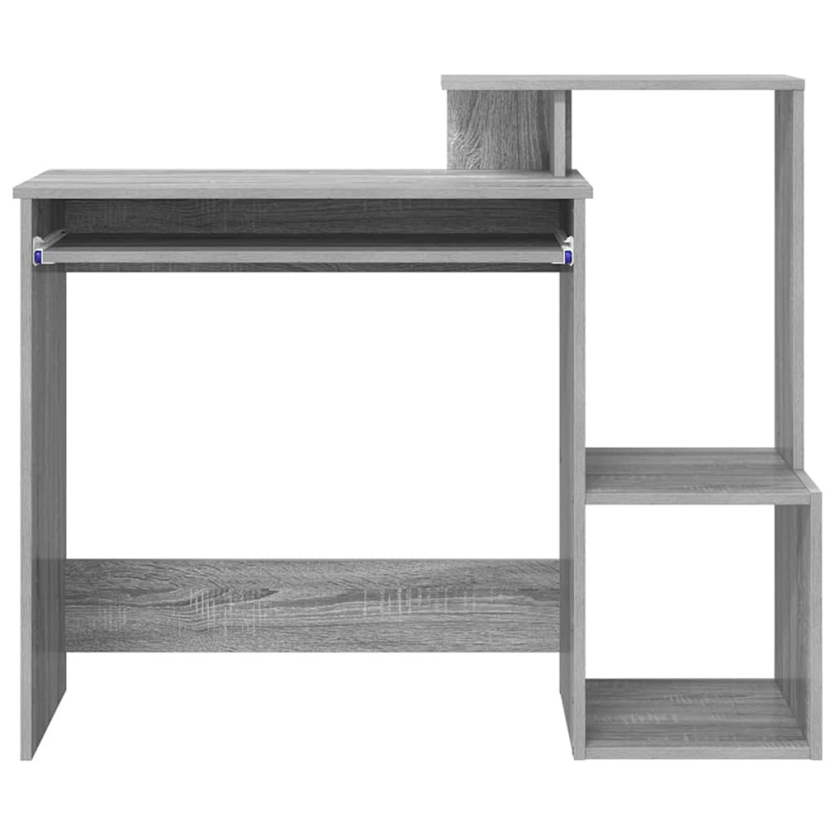 vidaXL Γραφείο Γκρίζο Σονομα 106 x 41 x 88.5 εκ. Επεξεργασμένο Ξύλο