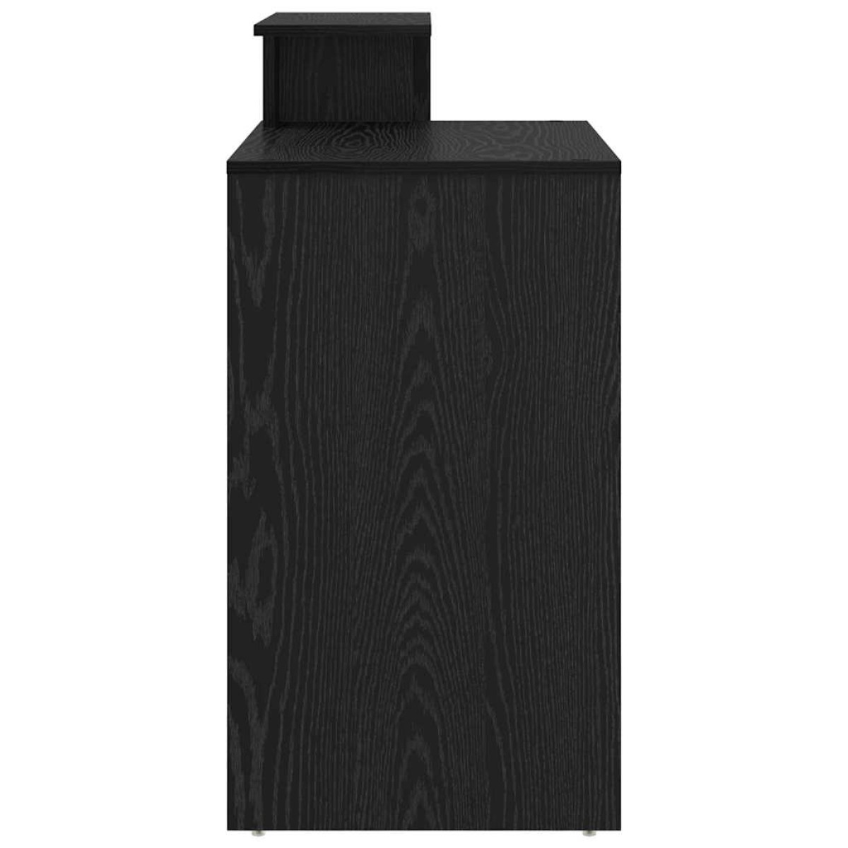 vidaXL Γραφείο Μαύρη Οξυά 120,5 x 44 x 88,5 εκ Επεξεργασμένο Ξύλο