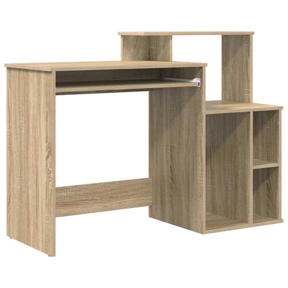 vidaXL Γραφείο Δρύς Sonoma 120,5 x 44 x 88,5 εκ Επεξεργασμένο Ξύλο