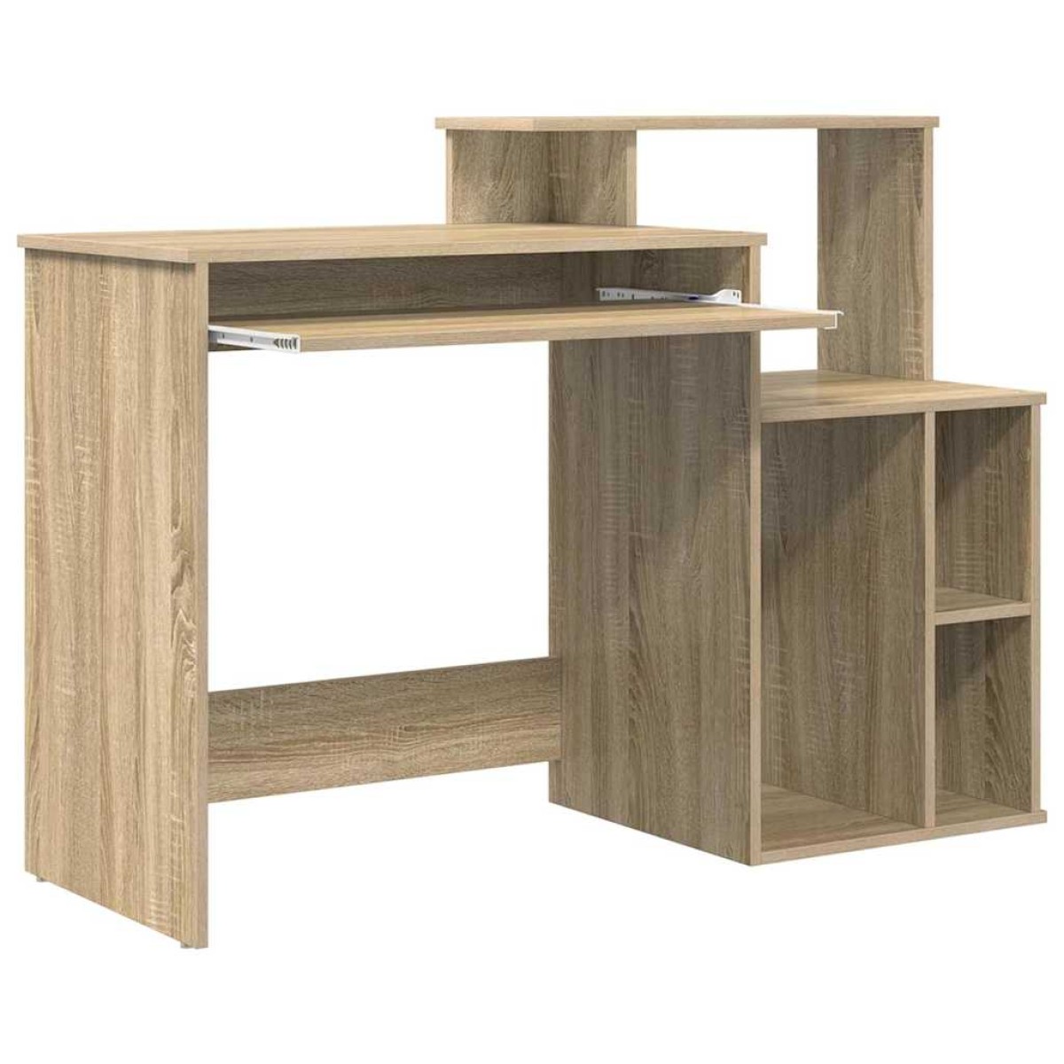 vidaXL Γραφείο Δρύς Sonoma 120,5 x 44 x 88,5 εκ Επεξεργασμένο Ξύλο