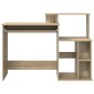 vidaXL Γραφείο Δρύς Sonoma 120,5 x 44 x 88,5 εκ Επεξεργασμένο Ξύλο