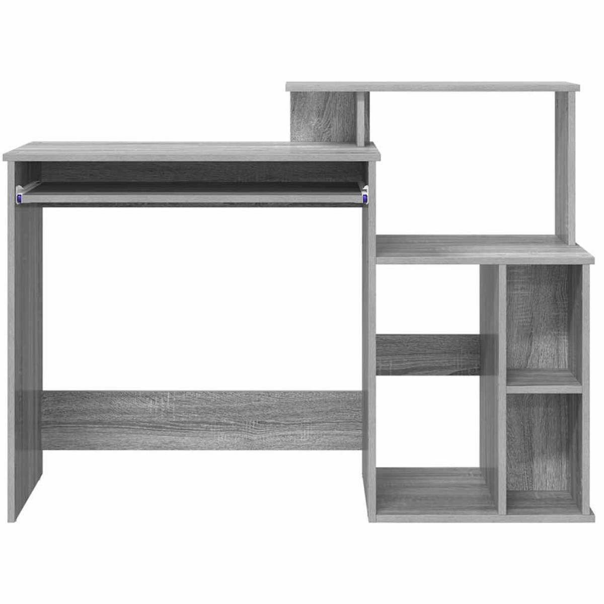 vidaXL Γραφείο Γκρίζο Σονομα 120,5 x 44 x 88,5 εκ Επεξεργασμένο Ξύλο