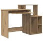 vidaXL Γραφείο Artisan Oak 120,5 x 44 x 88,5 εκ Επεξεργασμένο Ξύλο