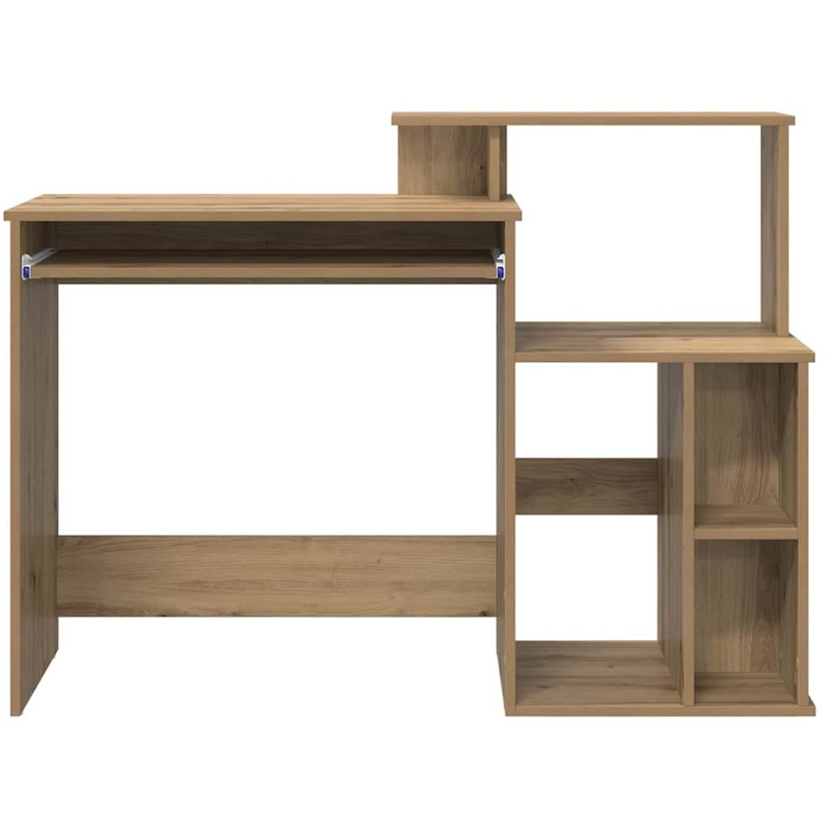 vidaXL Γραφείο Artisan Oak 120,5 x 44 x 88,5 εκ Επεξεργασμένο Ξύλο