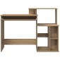 vidaXL Γραφείο Artisan Oak 120,5 x 44 x 88,5 εκ Επεξεργασμένο Ξύλο