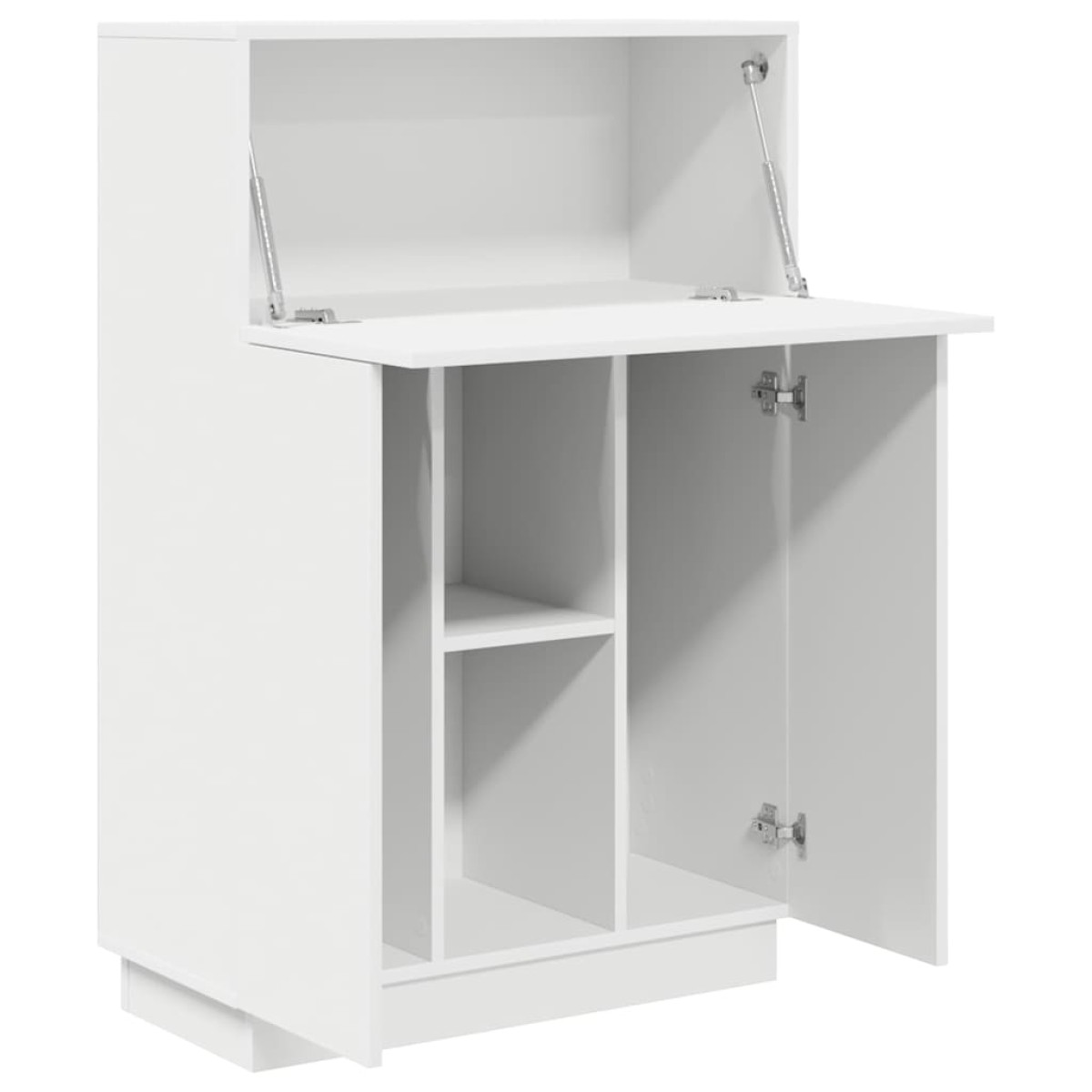 vidaXL Γραφείο Λευκό 71.5 x 31.5 x 106.5 εκ Επεξεργασμένο Ξύλο