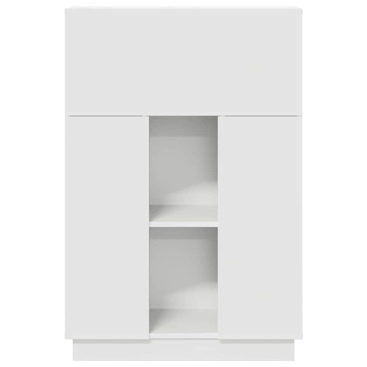 vidaXL Γραφείο Λευκό 71.5 x 31.5 x 106.5 εκ Επεξεργασμένο Ξύλο
