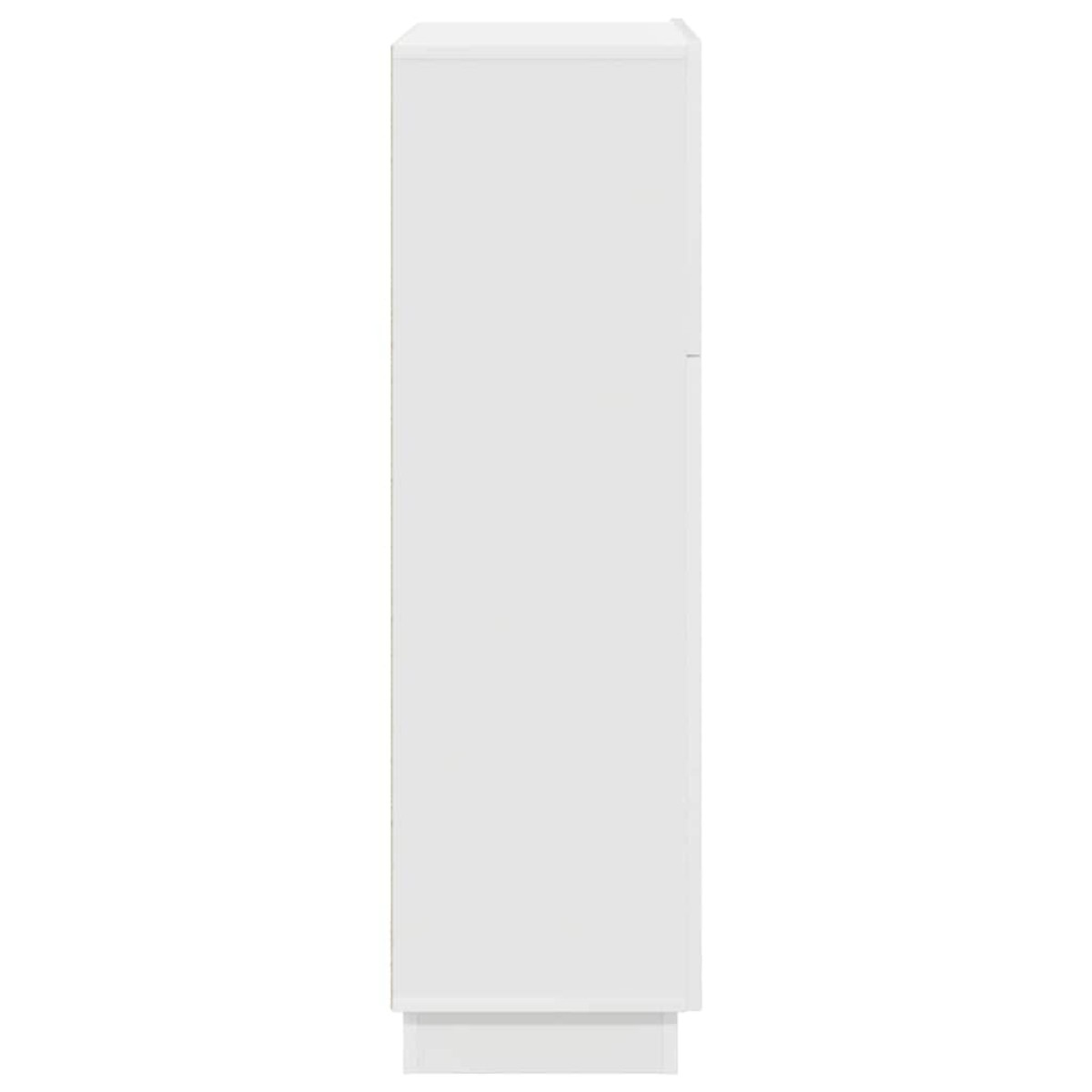 vidaXL Γραφείο Λευκό 71.5 x 31.5 x 106.5 εκ Επεξεργασμένο Ξύλο