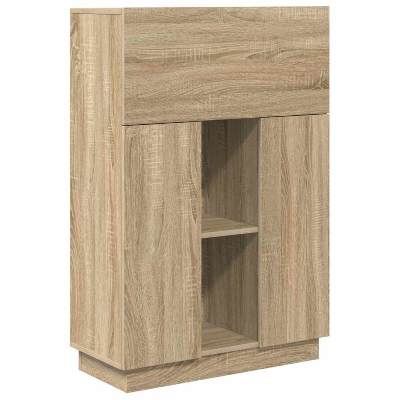 vidaXL Γραφείο Δρύς Sonoma 71.5 x 31.5 x 106.5 εκ Επεξεργασμένο Ξύλο