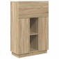 vidaXL Γραφείο Δρύς Sonoma 71.5 x 31.5 x 106.5 εκ Επεξεργασμένο Ξύλο