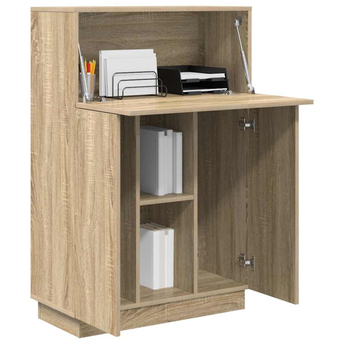 vidaXL Γραφείο Δρύς Sonoma 71.5 x 31.5 x 106.5 εκ Επεξεργασμένο Ξύλο