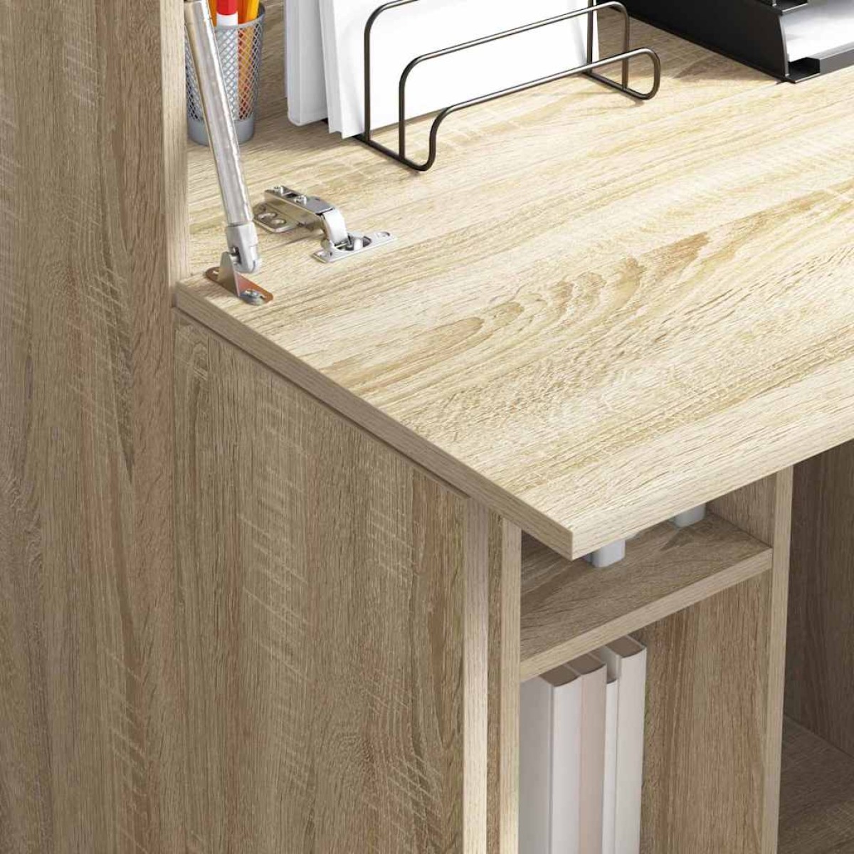 vidaXL Γραφείο Δρύς Sonoma 71.5 x 31.5 x 106.5 εκ Επεξεργασμένο Ξύλο