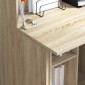 vidaXL Γραφείο Δρύς Sonoma 71.5 x 31.5 x 106.5 εκ Επεξεργασμένο Ξύλο