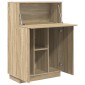 vidaXL Γραφείο Δρύς Sonoma 71.5 x 31.5 x 106.5 εκ Επεξεργασμένο Ξύλο