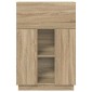 vidaXL Γραφείο Δρύς Sonoma 71.5 x 31.5 x 106.5 εκ Επεξεργασμένο Ξύλο