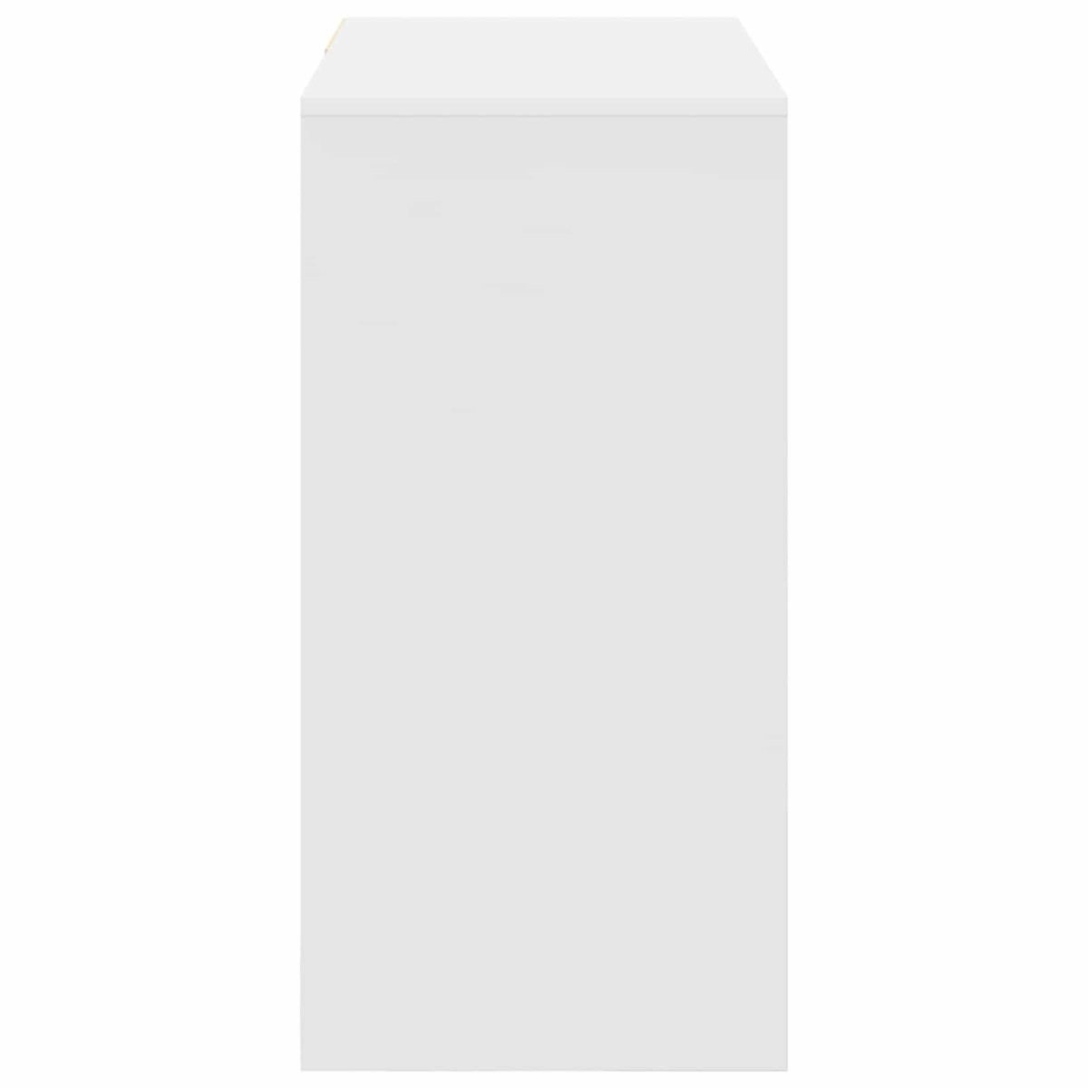 vidaXL Γραφείο Λευκό Επεξεργασμένο Ξύλο 90 x 37.5 x 75 εκ