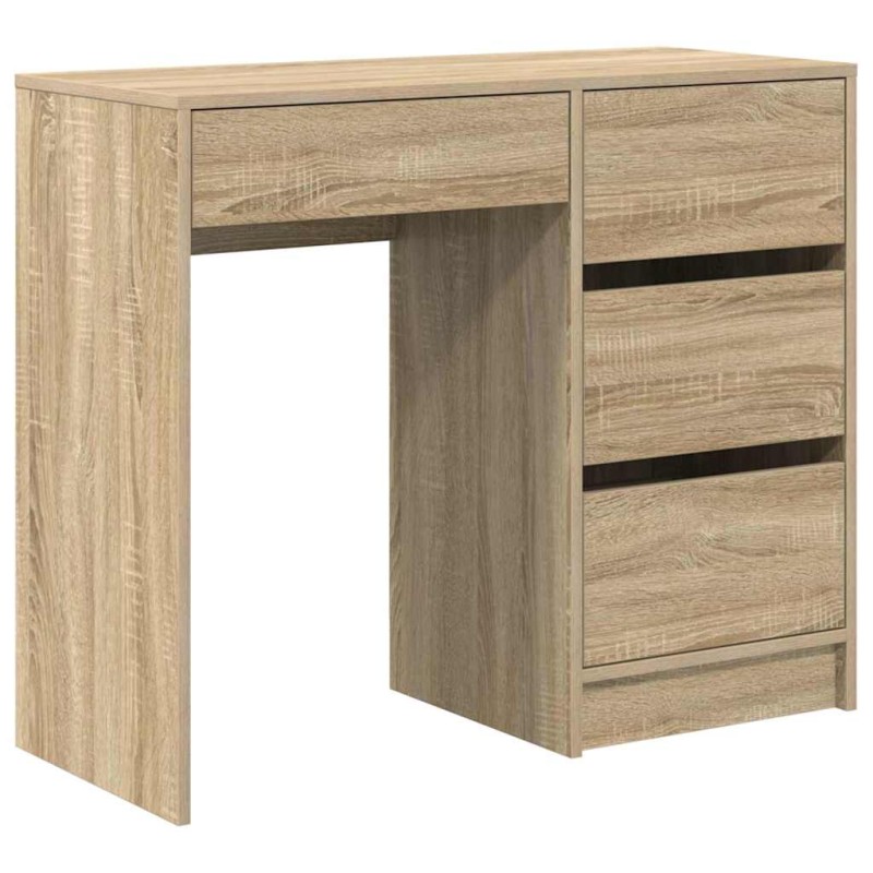 vidaXL Γραφείο Δρύς Sonoma Επεξεργασμένο Ξύλο 90 x 37.5 x 75 εκ