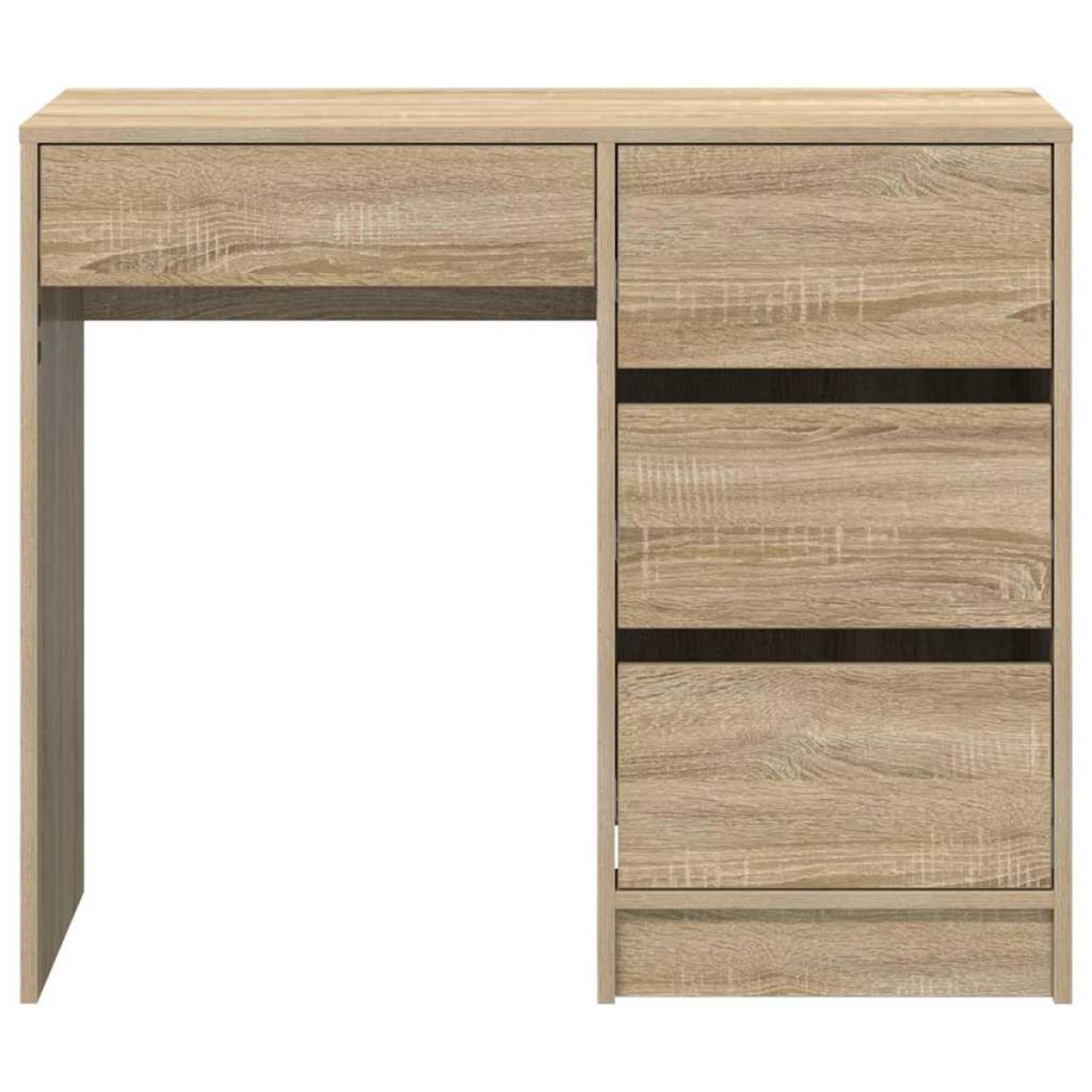 vidaXL Γραφείο Δρύς Sonoma Επεξεργασμένο Ξύλο 90 x 37.5 x 75 εκ