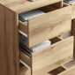 vidaXL Γραφείο Artisan Oak Επεξεργασμένο Ξύλο 90 x 37.5 x 75 εκ