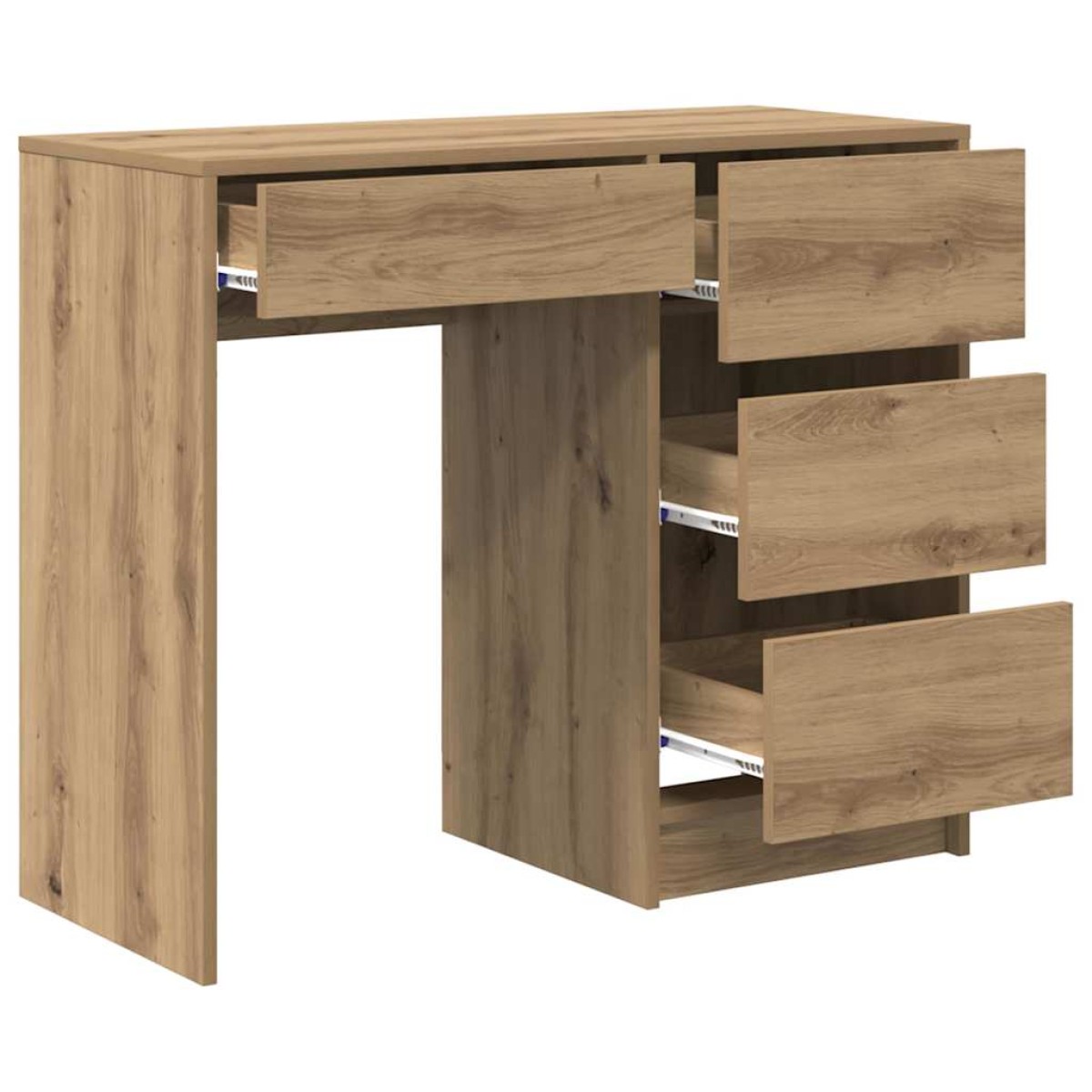 vidaXL Γραφείο Artisan Oak Επεξεργασμένο Ξύλο 90 x 37.5 x 75 εκ