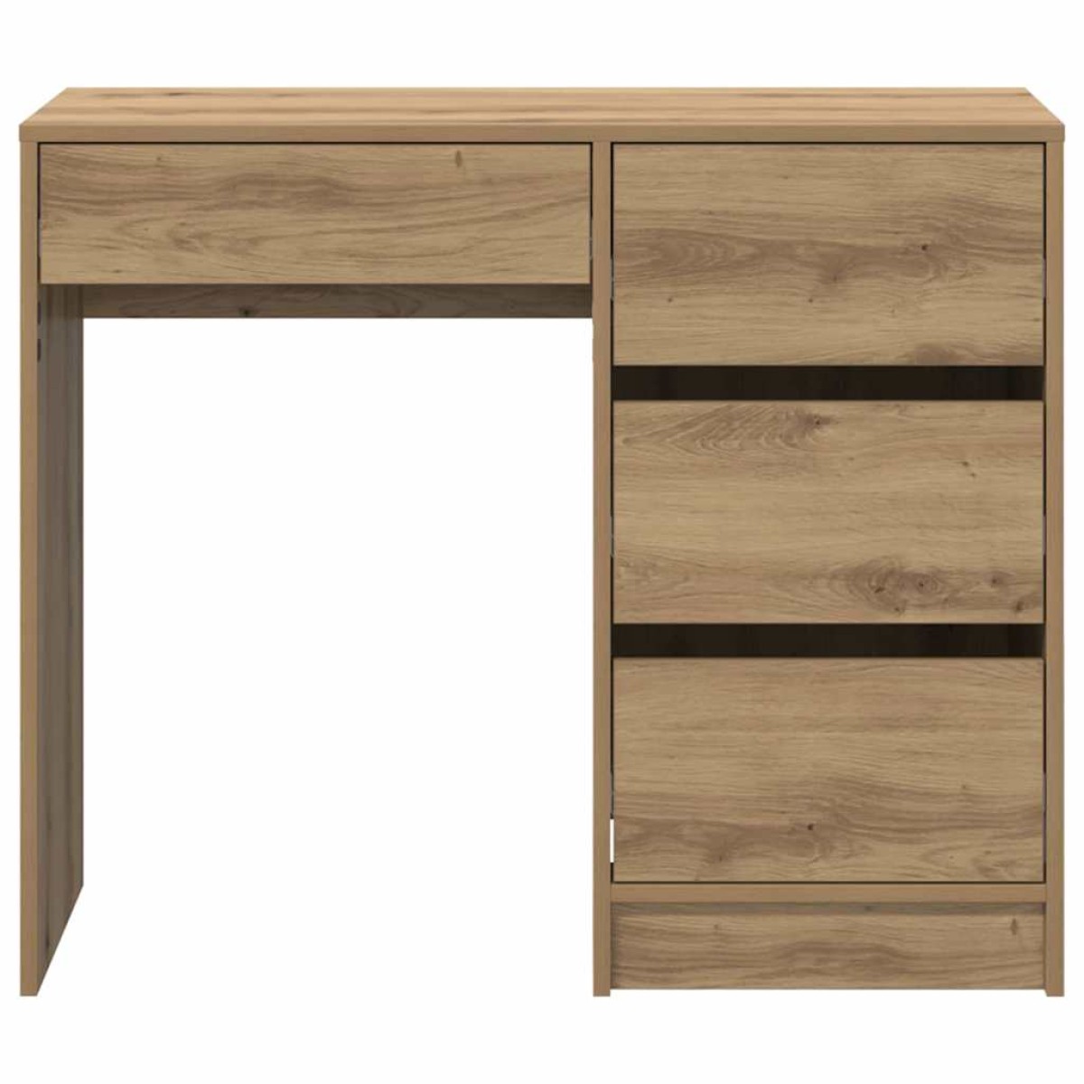 vidaXL Γραφείο Artisan Oak Επεξεργασμένο Ξύλο 90 x 37.5 x 75 εκ