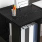 vidaXL Γραφείο Μαύρη Οξυά Επεξεργασμένο Ξύλο 130 x 50.5 x 75 εκ