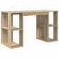 vidaXL Γραφείο Δρύς Sonoma Επεξεργασμένο Ξύλο 130 x 50.5 x 75 εκ