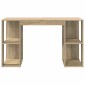 vidaXL Γραφείο Δρύς Sonoma Επεξεργασμένο Ξύλο 130 x 50.5 x 75 εκ
