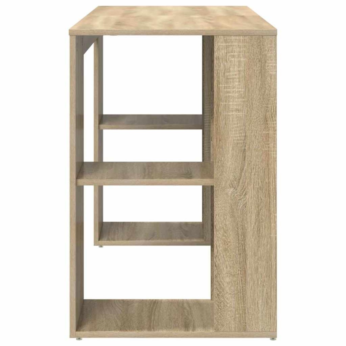 vidaXL Γραφείο Δρύς Sonoma Επεξεργασμένο Ξύλο 130 x 50.5 x 75 εκ