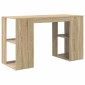 vidaXL Γραφείο Δρύς Sonoma Επεξεργασμένο Ξύλο 130 x 50.5 x 75 εκ