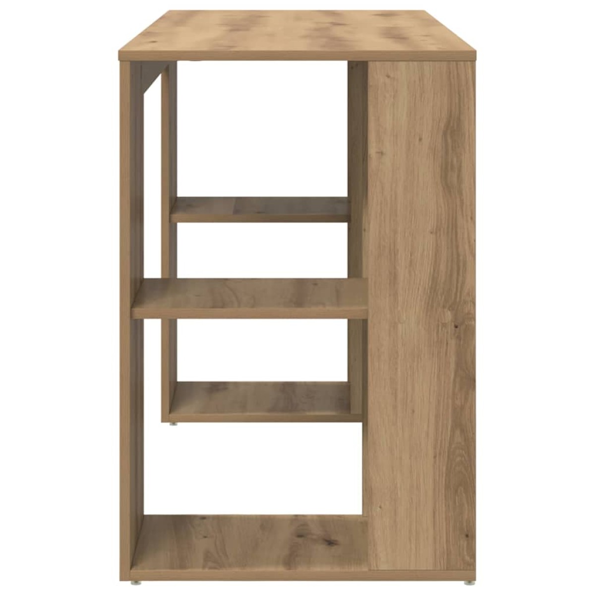 vidaXL Γραφείο Artisan Oak Επεξεργασμένο Ξύλο 130 x 50.5 x 75 εκ