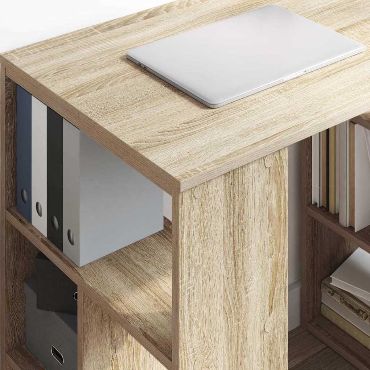 vidaXL Γραφείο Δρύς Sonoma Επεξεργασμένο Ξύλο 90 x 50 x 75 εκ.