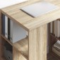 vidaXL Γραφείο Δρύς Sonoma Επεξεργασμένο Ξύλο 90 x 50 x 75 εκ.