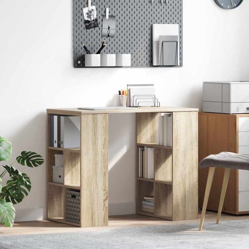vidaXL Γραφείο Δρύς Sonoma Επεξεργασμένο Ξύλο 90 x 50 x 75 εκ.
