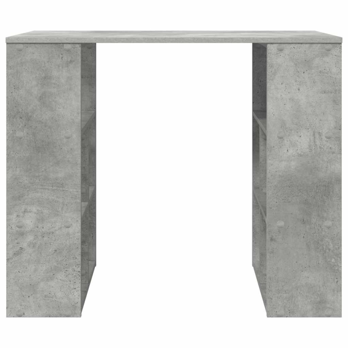 vidaXL Γραφείο Σκυρόδεμα Γκρι Επεξεργασμένο Ξύλο 90 x 50 x 75 εκ.