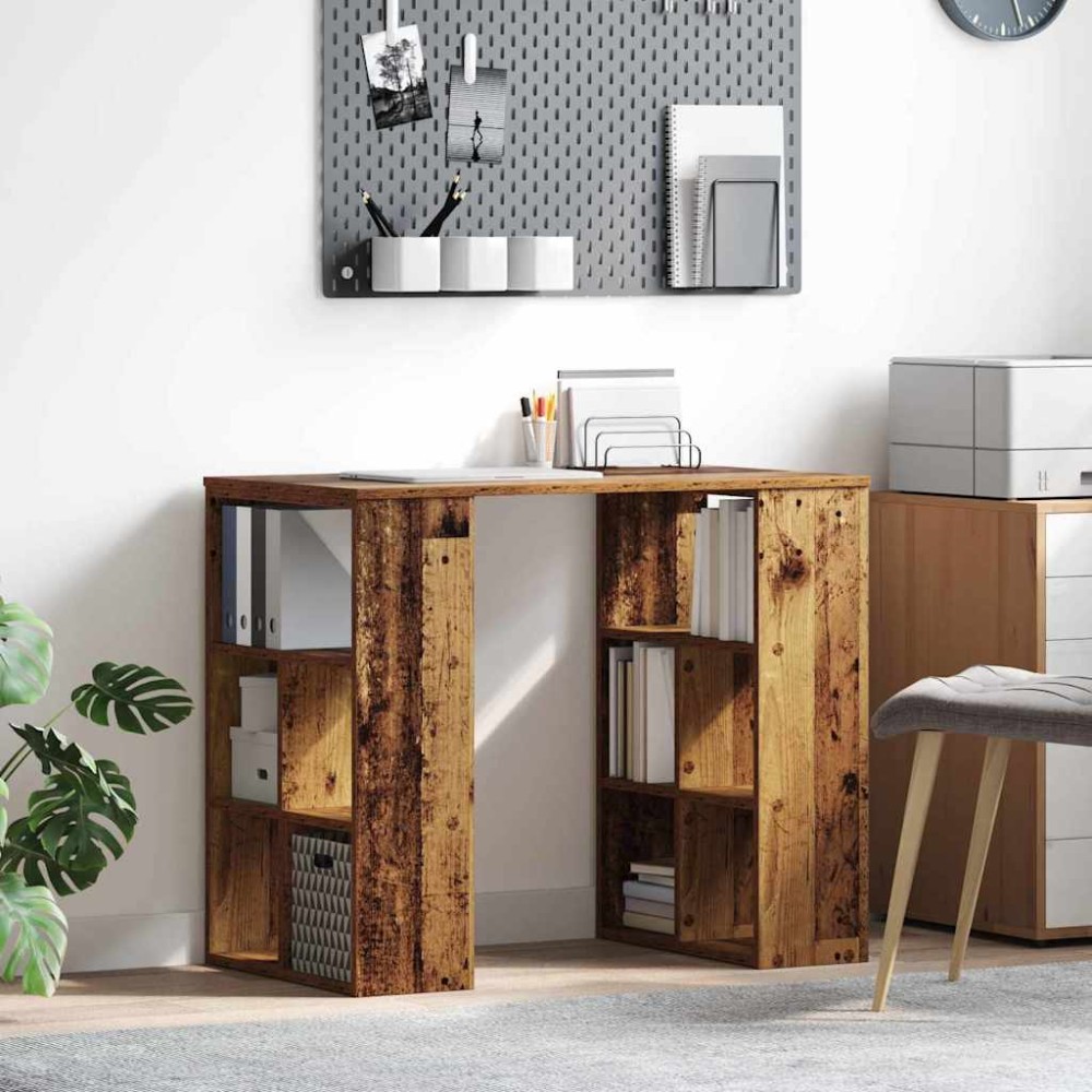 vidaXL Γραφείο Παλιό Ξύλο Επεξεργασμένο Ξύλο 90 x 50 x 75 εκ.