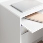 vidaXL Γραφείο Λευκό Επεξεργασμένο Ξύλο 77.5 x 43 x 79 εκ.