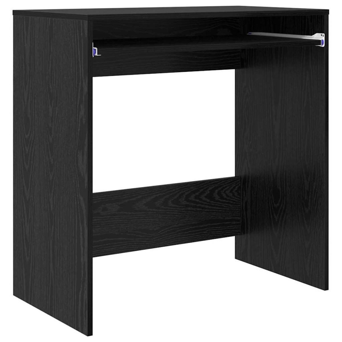 vidaXL Γραφείο Μαύρη Οξυά Επεξεργασμένο Ξύλο 77.5 x 43 x 79 εκ.