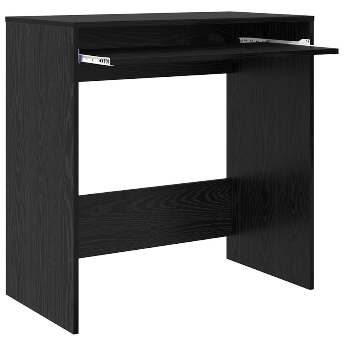 vidaXL Γραφείο Μαύρη Οξυά Επεξεργασμένο Ξύλο 77.5 x 43 x 79 εκ.