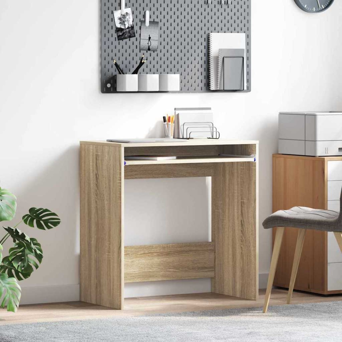 vidaXL Γραφείο Δρύς Sonoma Επεξεργασμένο Ξύλο 77.5 x 43 x 79 εκ.