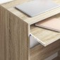 vidaXL Γραφείο Δρύς Sonoma Επεξεργασμένο Ξύλο 77.5 x 43 x 79 εκ.