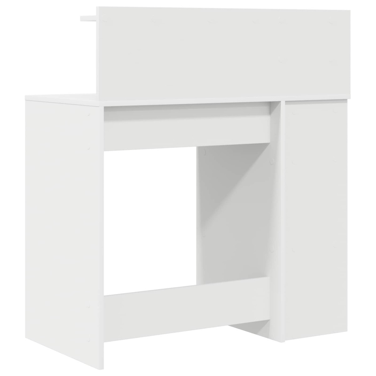 vidaXL Γραφείο Λευκό Επεξεργασμένο Ξύλο 90 x 48 x 101,5 εκ.