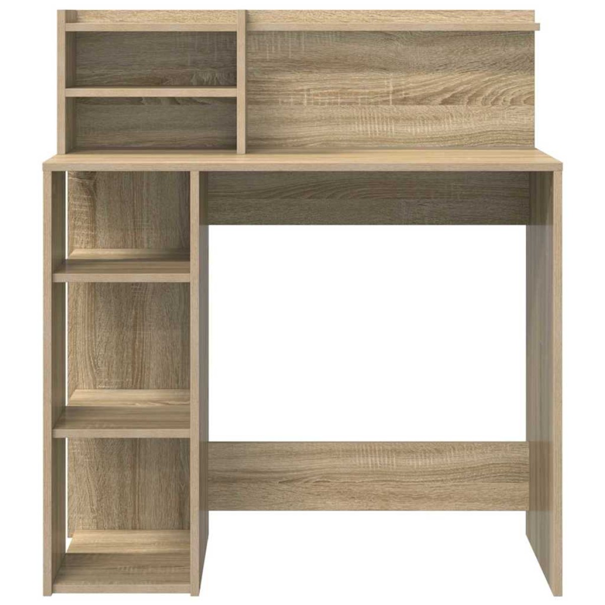 vidaXL Γραφείο Δρύς Sonoma Επεξεργασμένο Ξύλο 90 x 48 x 101,5 εκ.