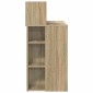 vidaXL Γραφείο Δρύς Sonoma Επεξεργασμένο Ξύλο 90 x 48 x 101,5 εκ.