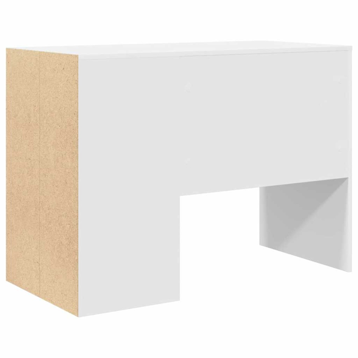 vidaXL Γραφείο Λευκό Επεξεργασμένο Ξύλο 102 x 50 x 75 εκ