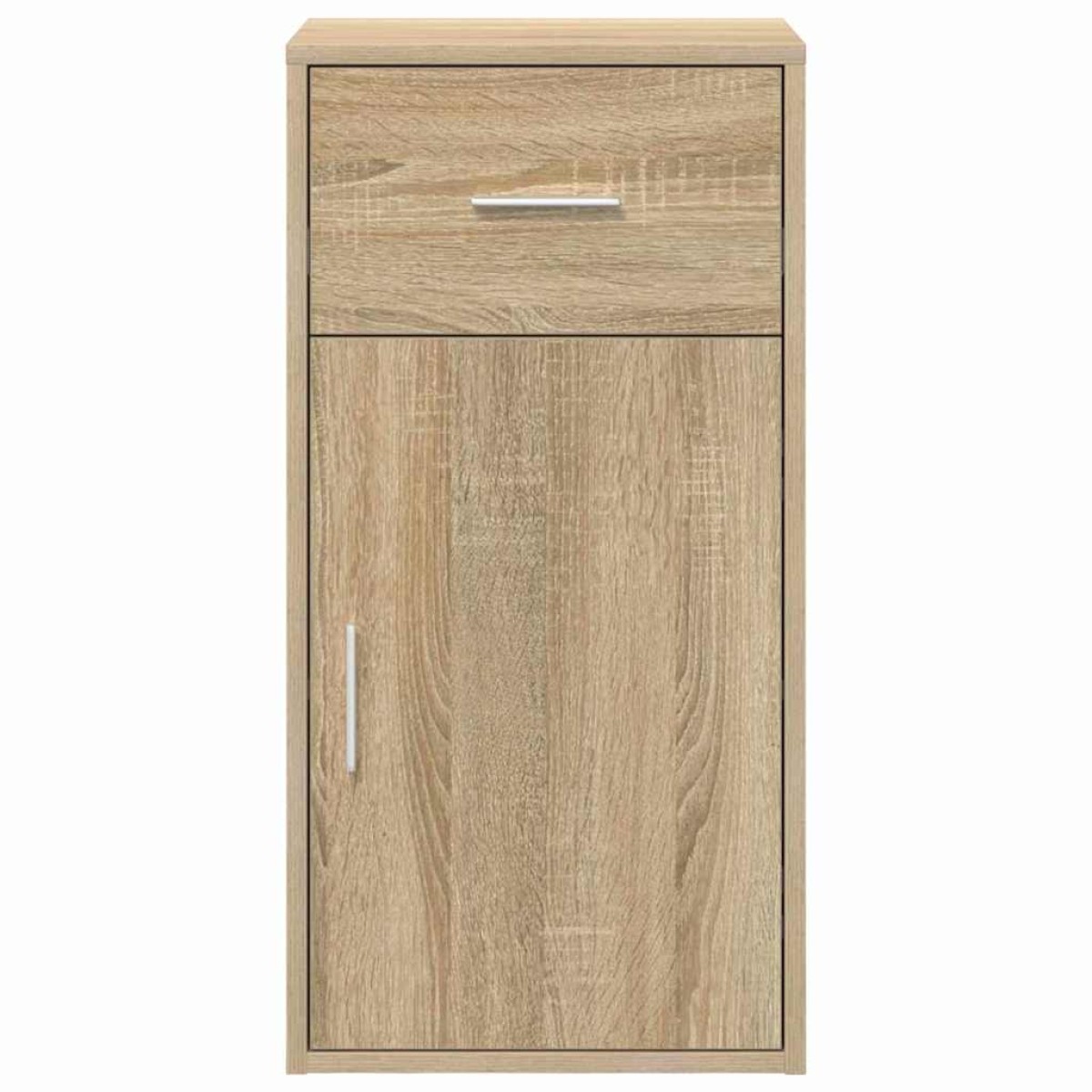 vidaXL Πλαϊνό γραφείο με συρτάρι Δρύς Sonoma 38 x 34 x 75 εκ