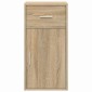 vidaXL Πλαϊνό γραφείο με συρτάρι Δρύς Sonoma 38 x 34 x 75 εκ