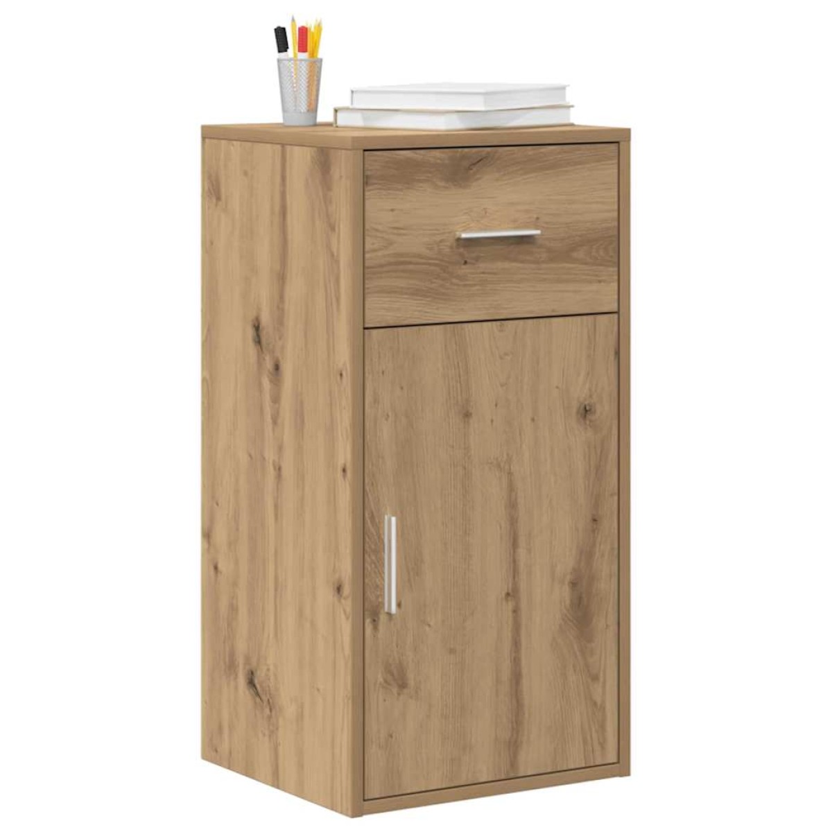 vidaXL Πλαϊνό γραφείο Artisan Oak 38 x 34 x 75 εκ